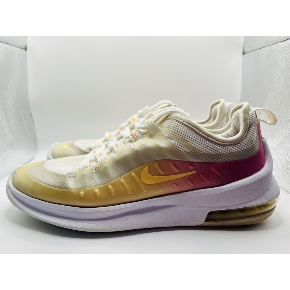 Nike Air Max Axis Shoes Womens Size 9 White‎ Pink Orange Gradient BQ0126-101